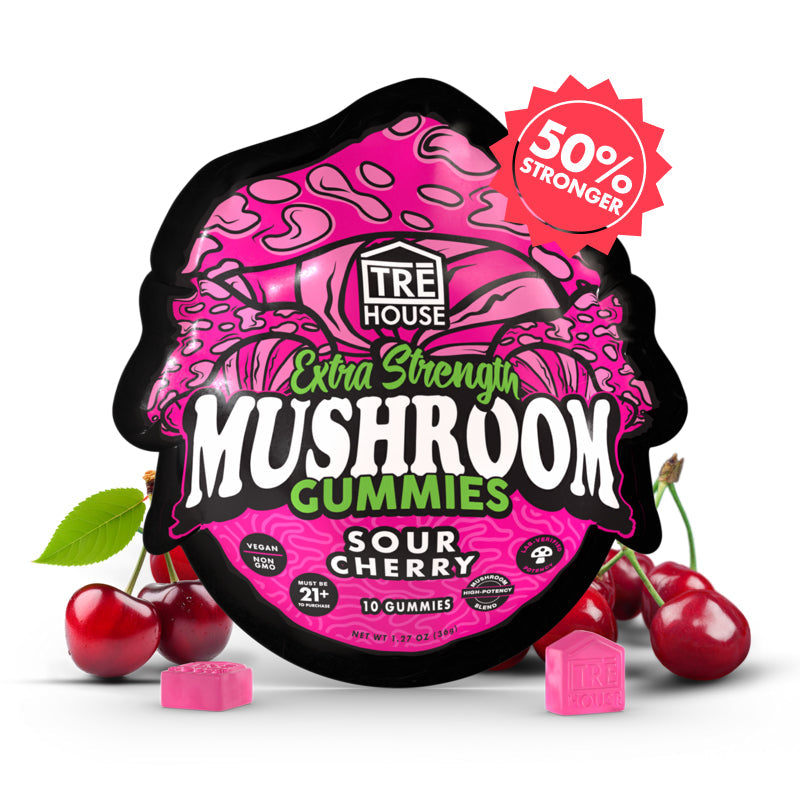 TRE House Magic Mushroom Extra Strength Gummies (10 Gummies / Pouch)