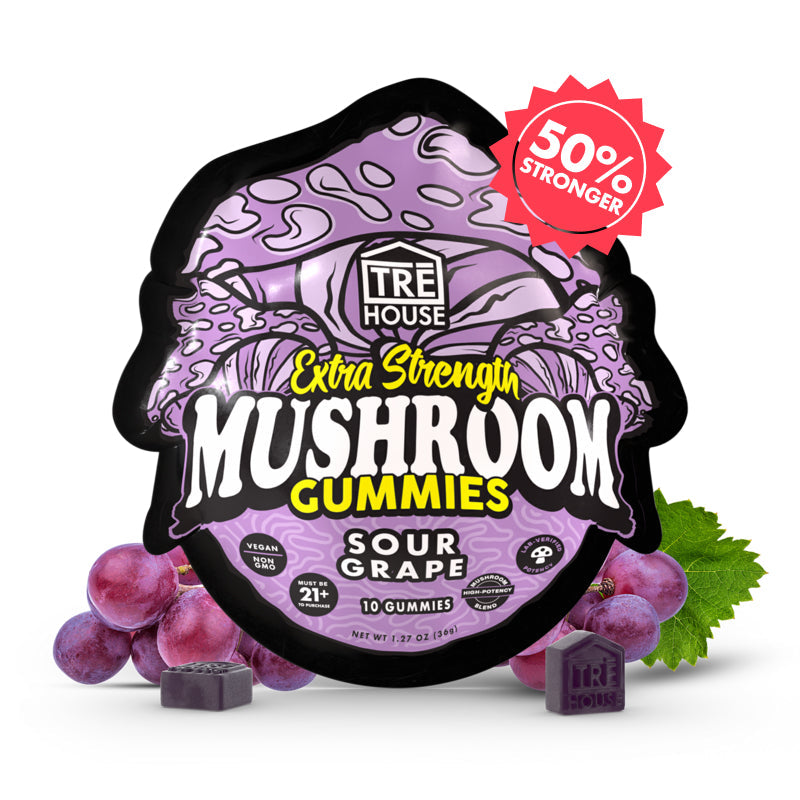 TRE House Magic Mushroom Extra Strength Gummies (10 Gummies / Pouch)