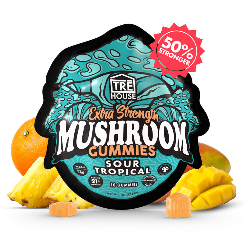 TRE House Magic Mushroom Extra Strength Gummies (10 Gummies / Pouch)