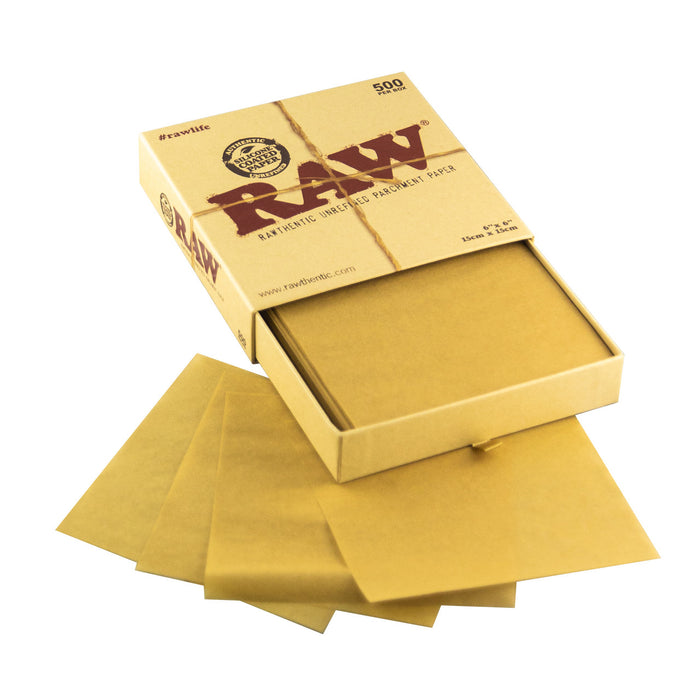 RAW Silicone Coated Paper Rawthentic Unrefined Parachment Paper 15cm X 500 per Box