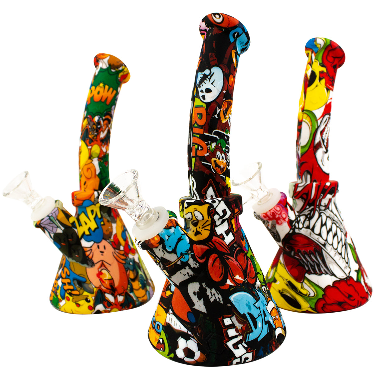 9" Silicone Beaker Water Pipe