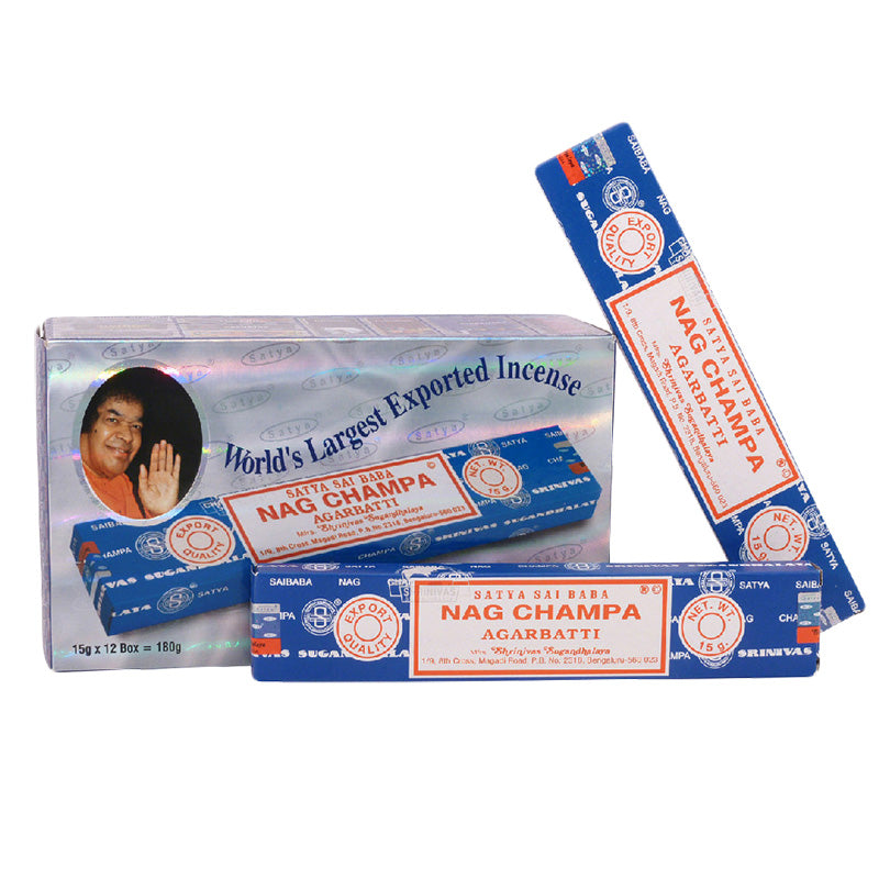 Satya Nag Champa Regular 15g Incense Sticks - Smoketokes