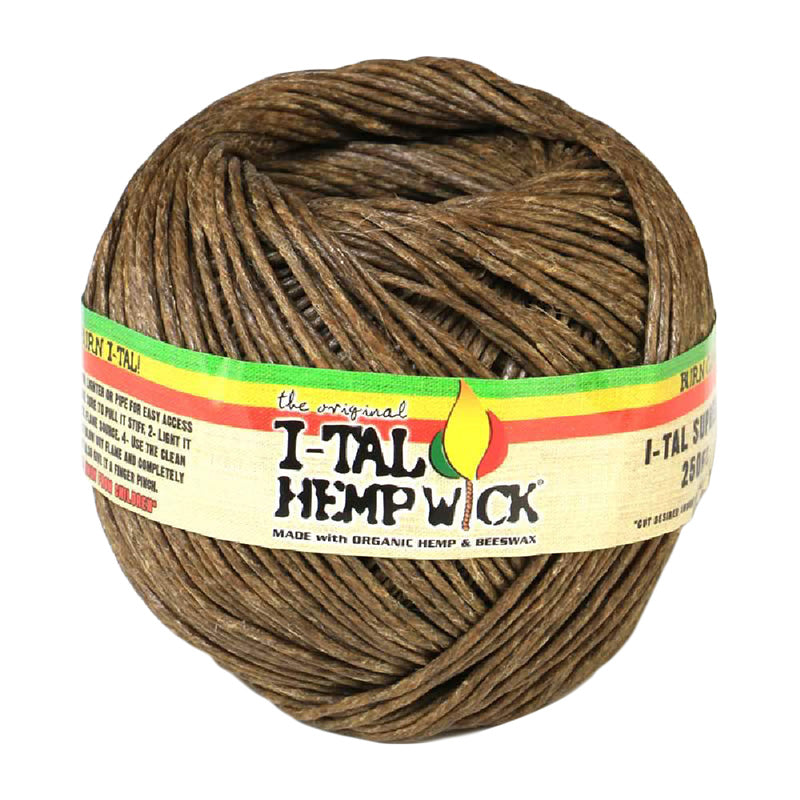 I-Tal 250ft Organic Hemp Wick - Smoketokes