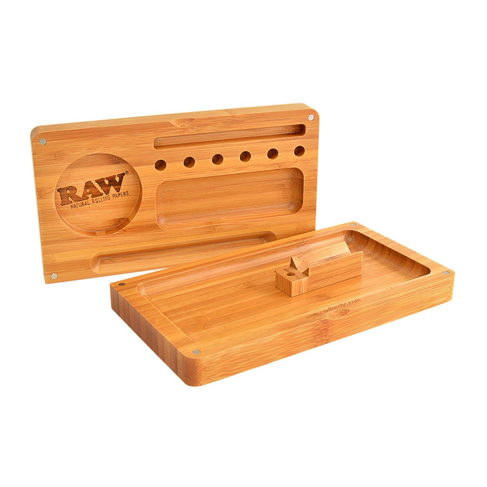 Raw Backflip Bamboo Rolling Tray - Smoketokes
