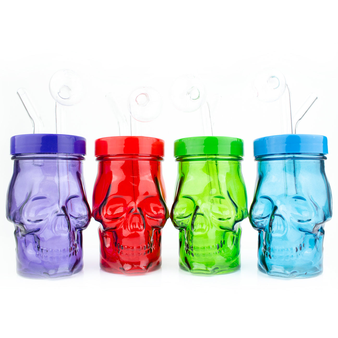 5.5" Skull Cup OB Water Pipe