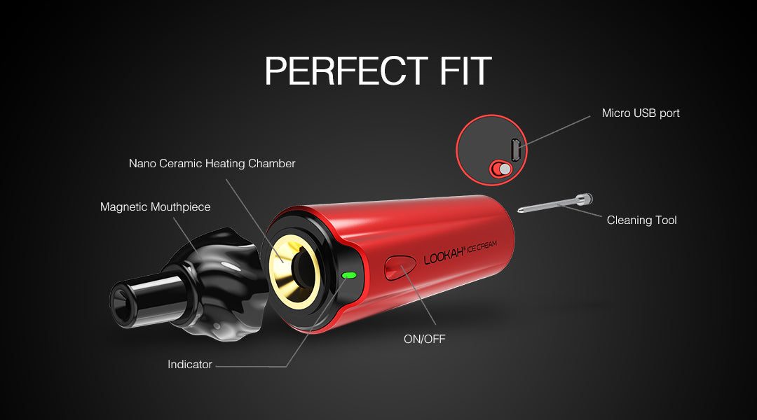Lookah Ice Cream Dry Herb Vaporizer