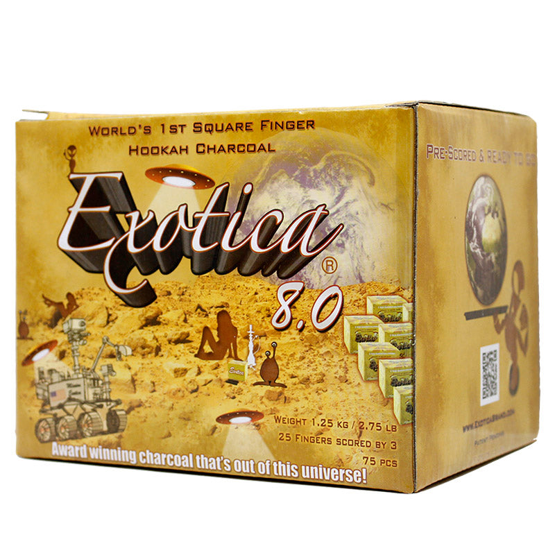 Exotica Hookah Charcoal 75 Pcs - Smoketokes