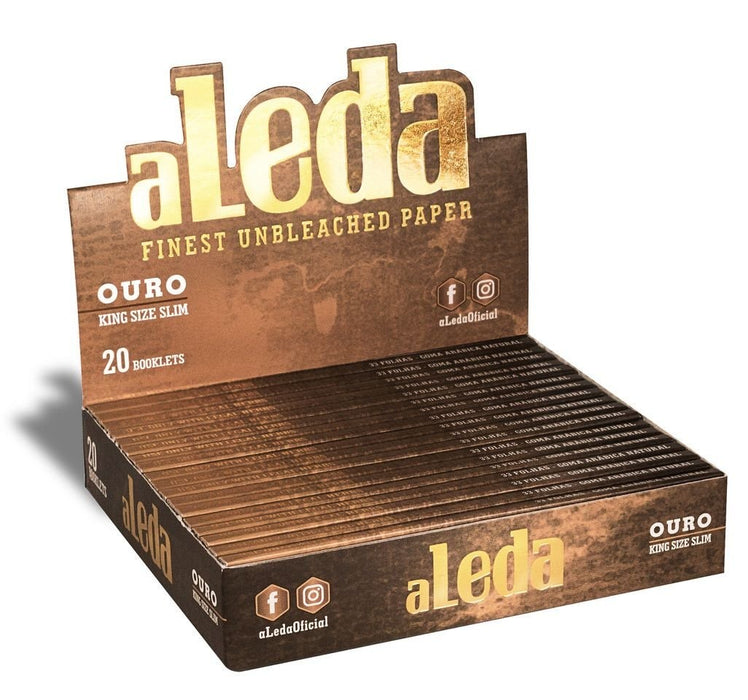 Aleda OURO King Size Slim  Natural Rolling Paper