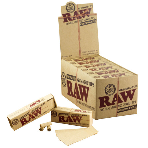 Raw Perforated Gummed Tips - Smoketokes