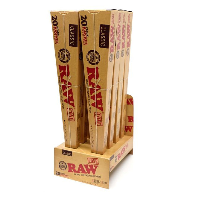 Raw Classic 20 Stage Rawket Pre-Rolled Cone - Smoketokes