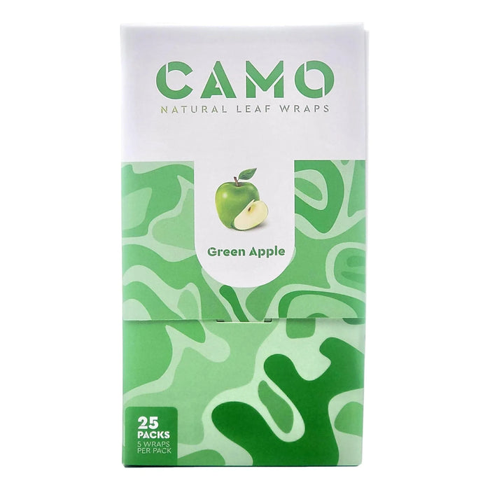 Afghan Hemp - Camo Natural Leaf Wraps (15 Flavors) 25packs/display