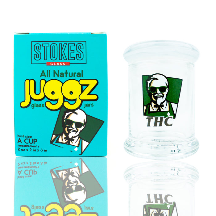 Stokes Juggz Glass Jars - THC