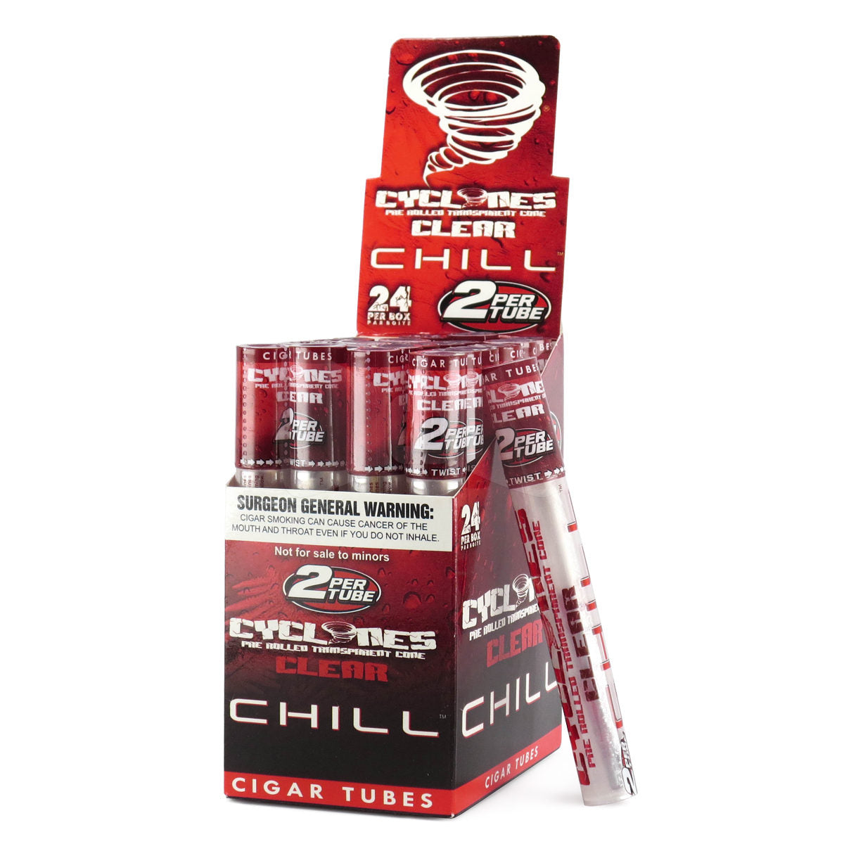 Cyclones Clear Cone Chill Red Flavor