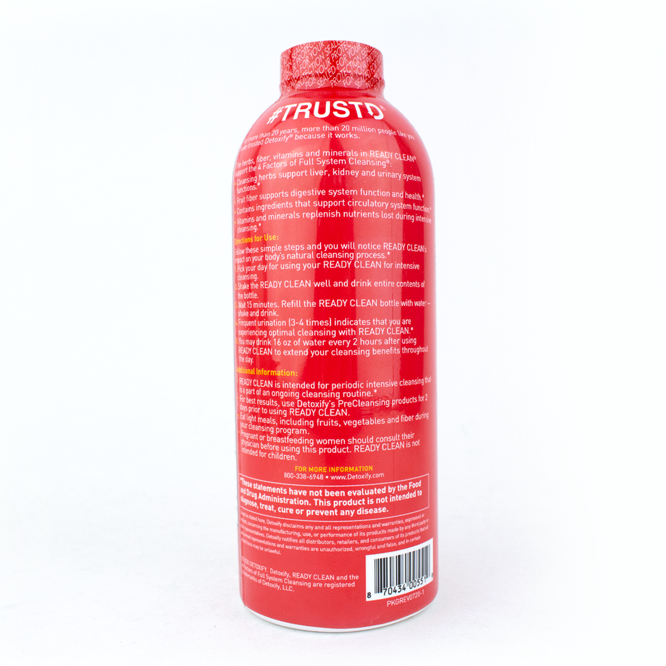 Detoxify Ready Clean 16oz 12/Case