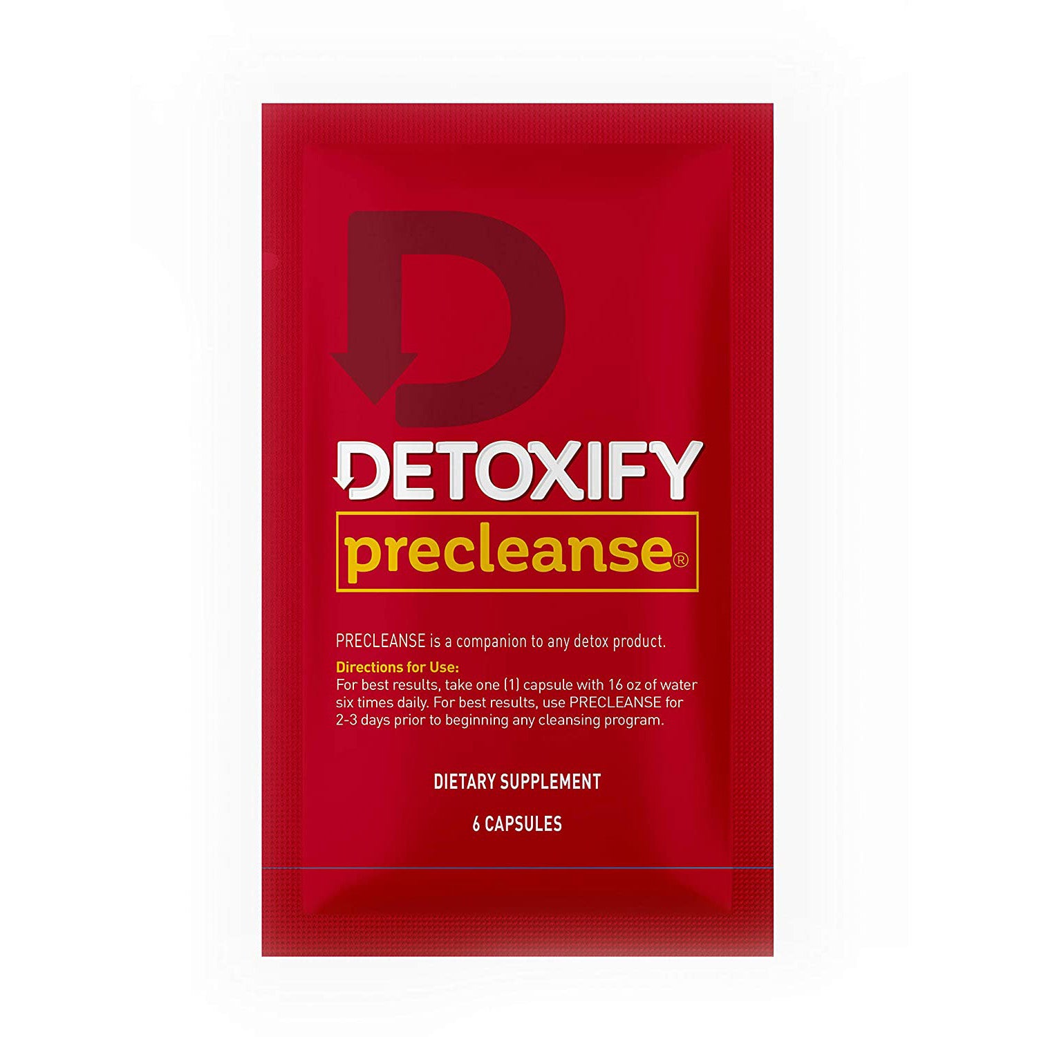 Detoxify – PreCleanse Herbal Supplement - 6 Capsules (24pack/ Display)