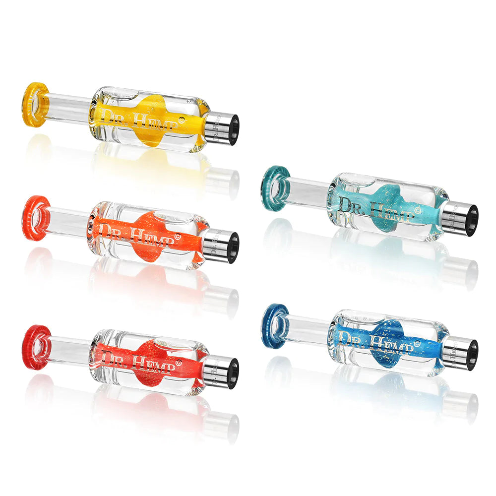 Dr. Hemp - Mini Glitter - Glycerin Filled Freezable Glass - Nectar Collectors
