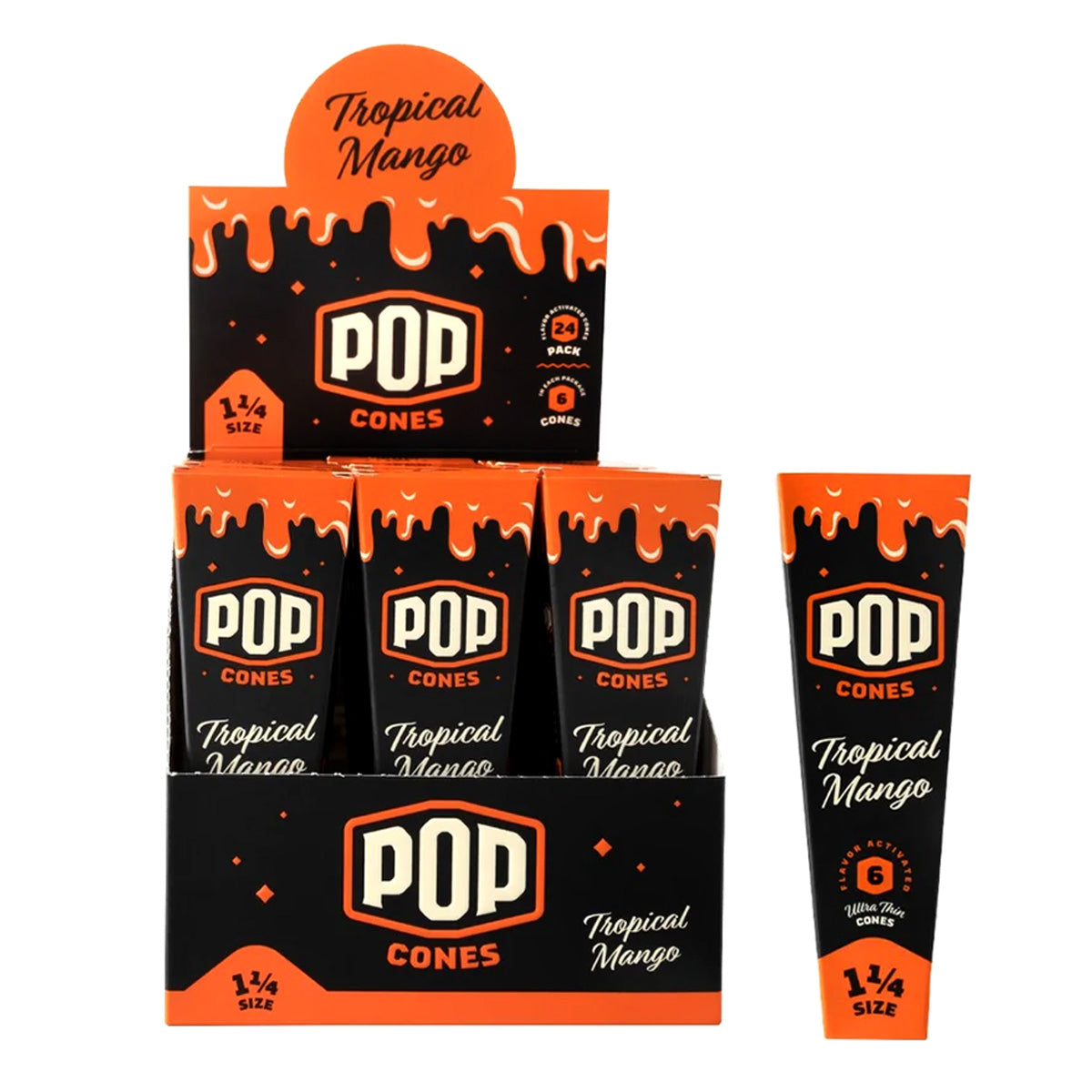 Flavor activated pre-rolled cones