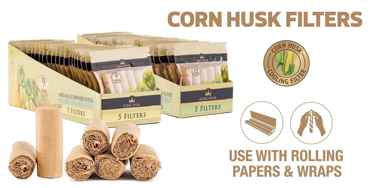King Palm 5 Corn Husk Filters