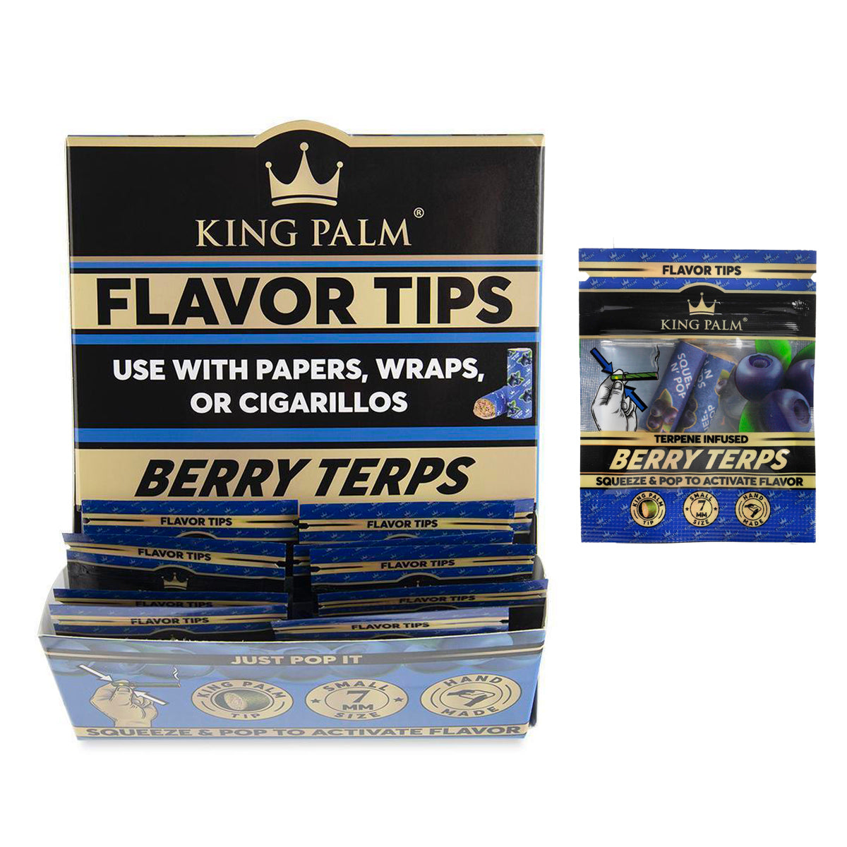 King Palm Berry Terps Flavor Tips 2pk