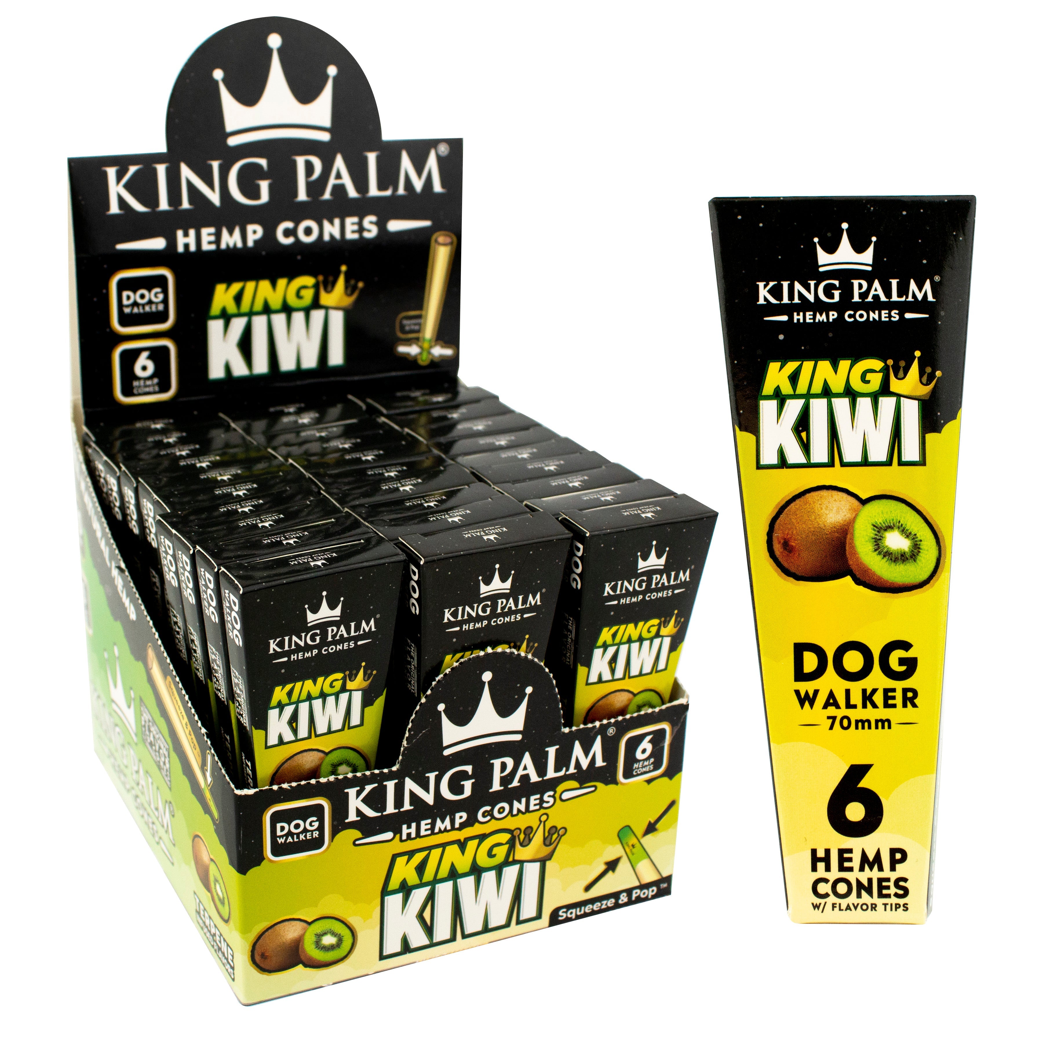 King Palm Hemp Cones King Kiwi