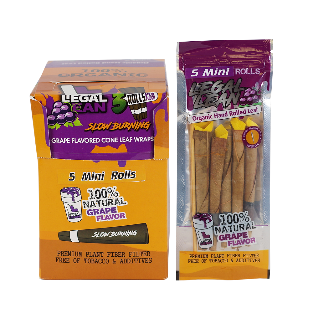 Legal Lean Mini 5-Pack Cones-Grape - Gorilla Wholesale