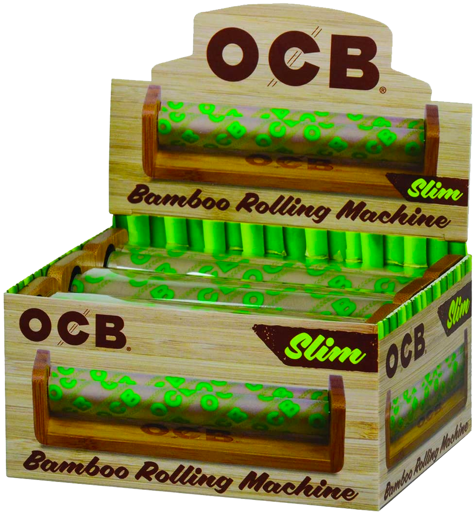 OCB Rolling Machine Bamboo Slim King Size - 6/Display