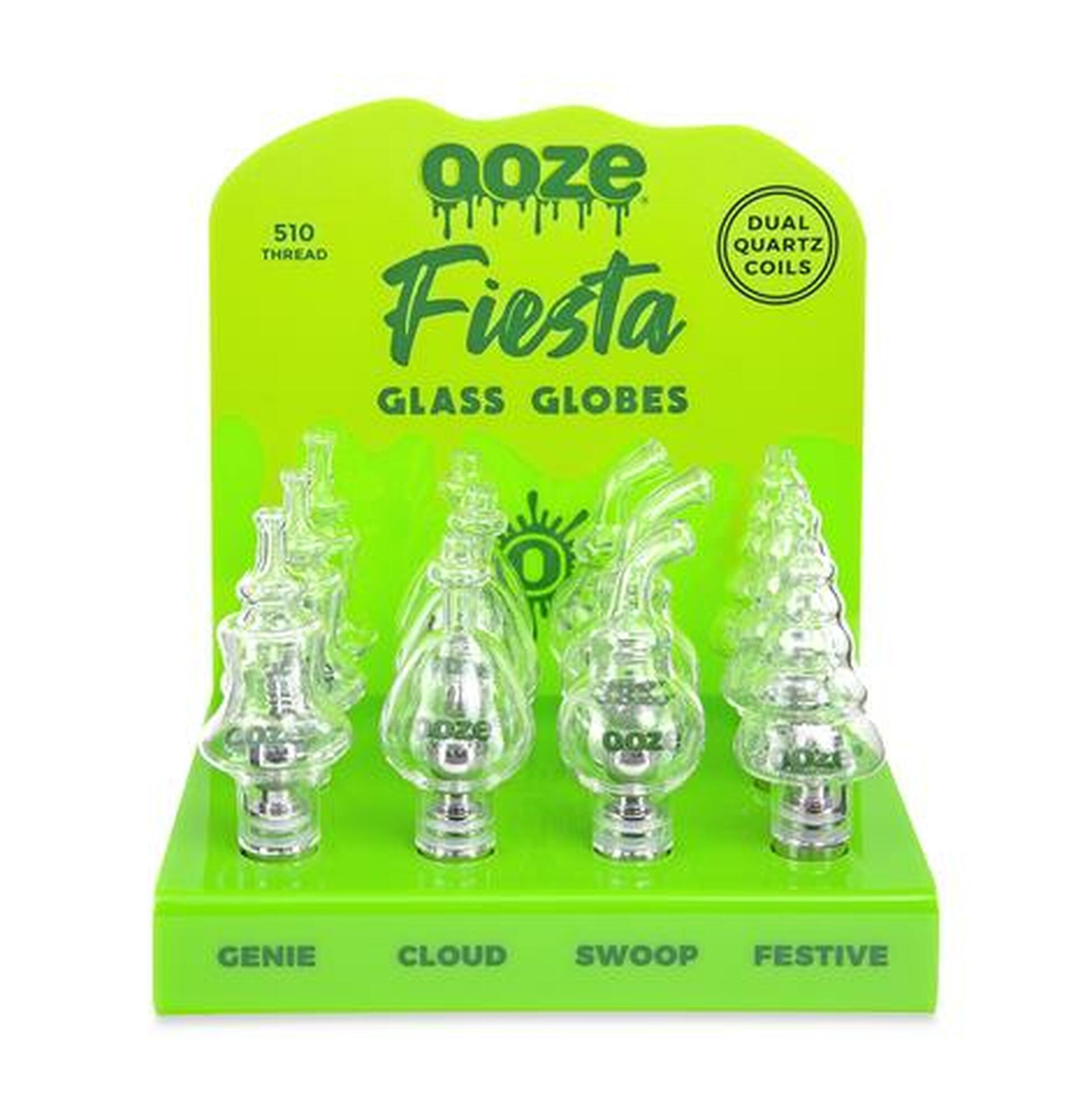 Ooze Fiesta Glass Globe Display