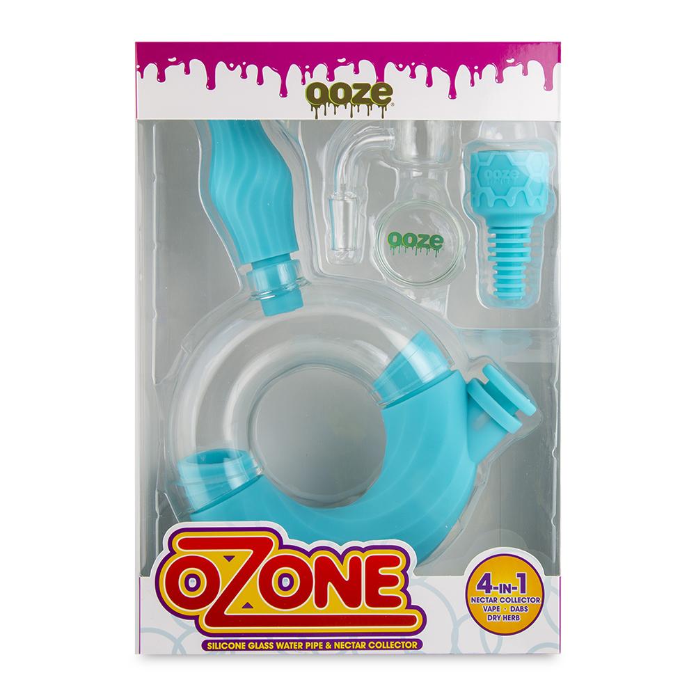 Ooze OZone Silicone Glass Water Pipe & Nectar Collector