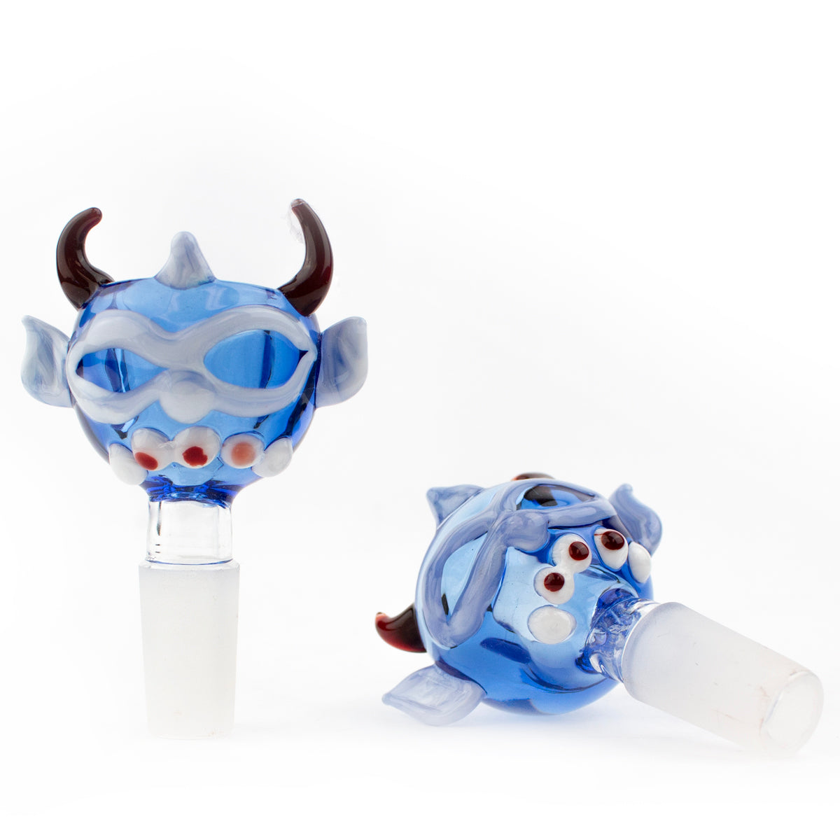 Demon Face Glass Bowl