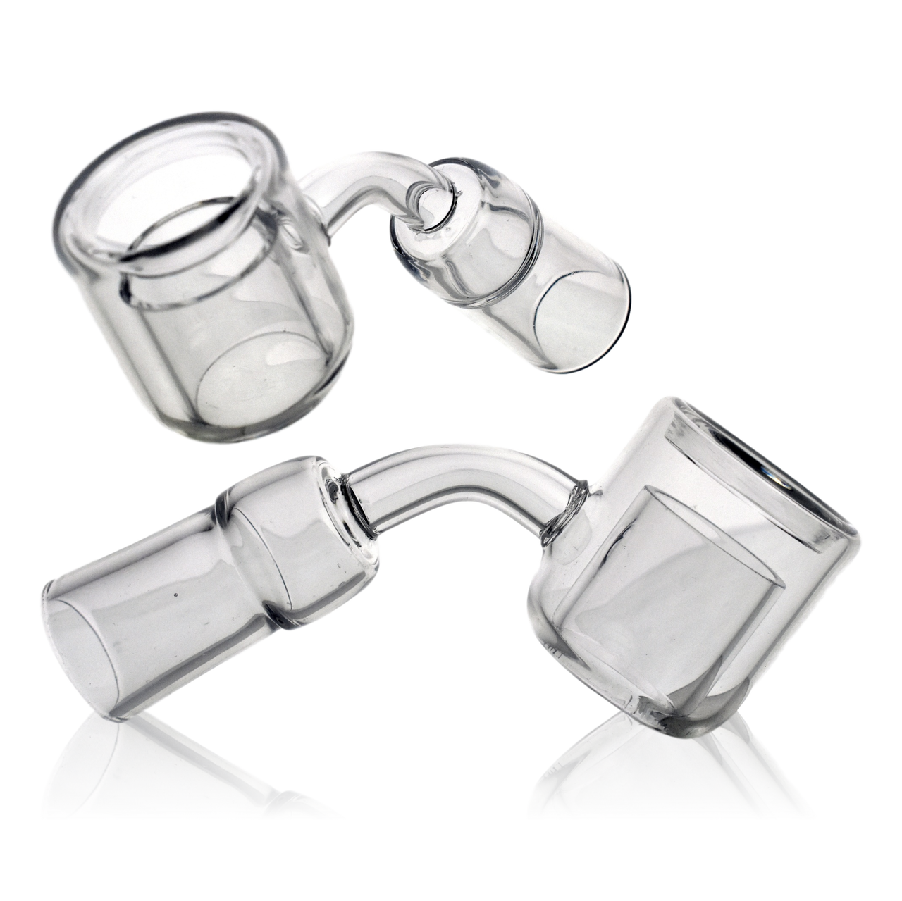 Quartz Thermal Banger with Carb Cap - 45° degree - 2mm thickness