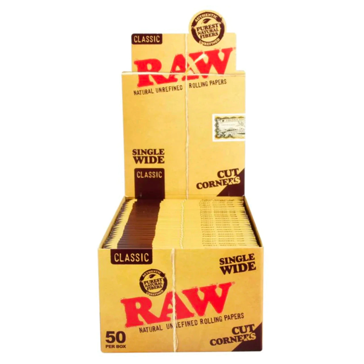 RAW Cut Corners Rolling Papers