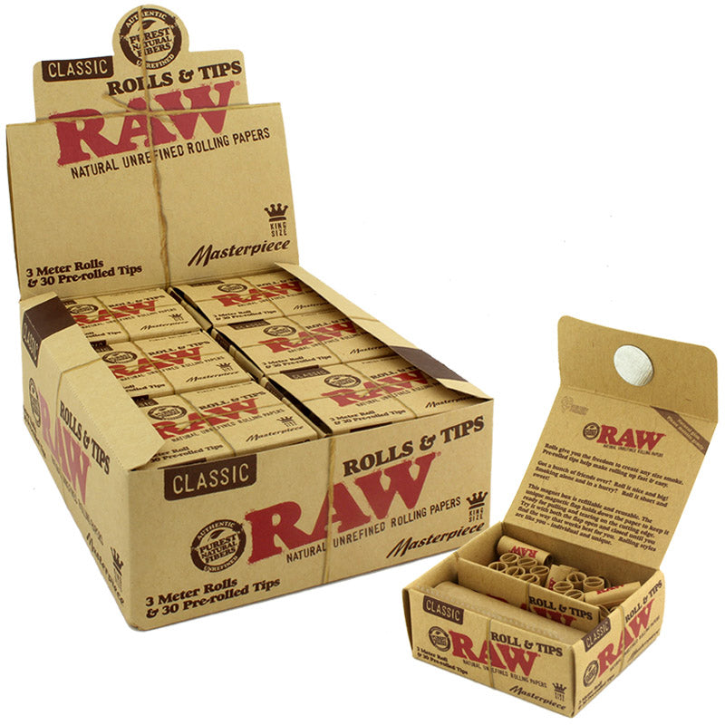 RAW pre-rolled tips