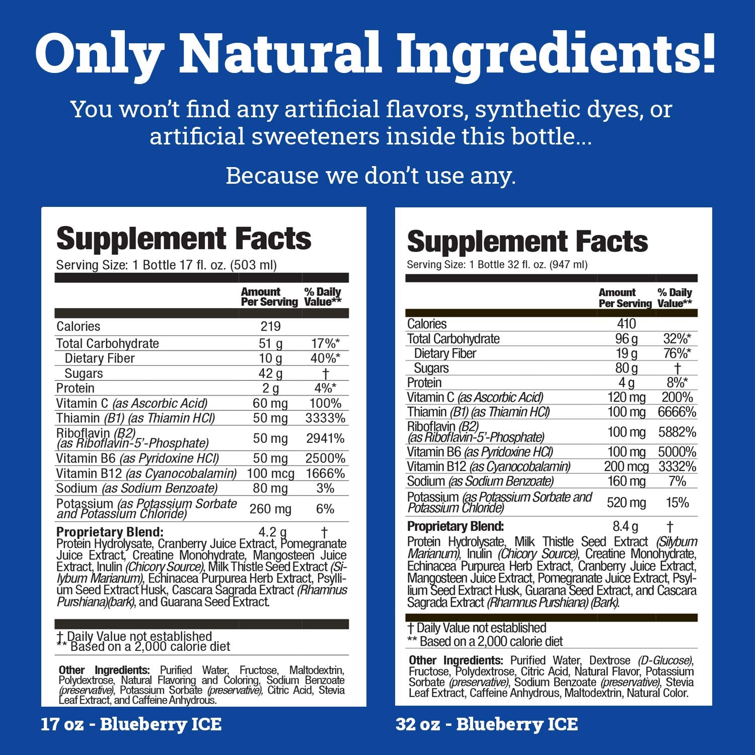 Rescue Ultra Premium Detox Ice 32 oz.