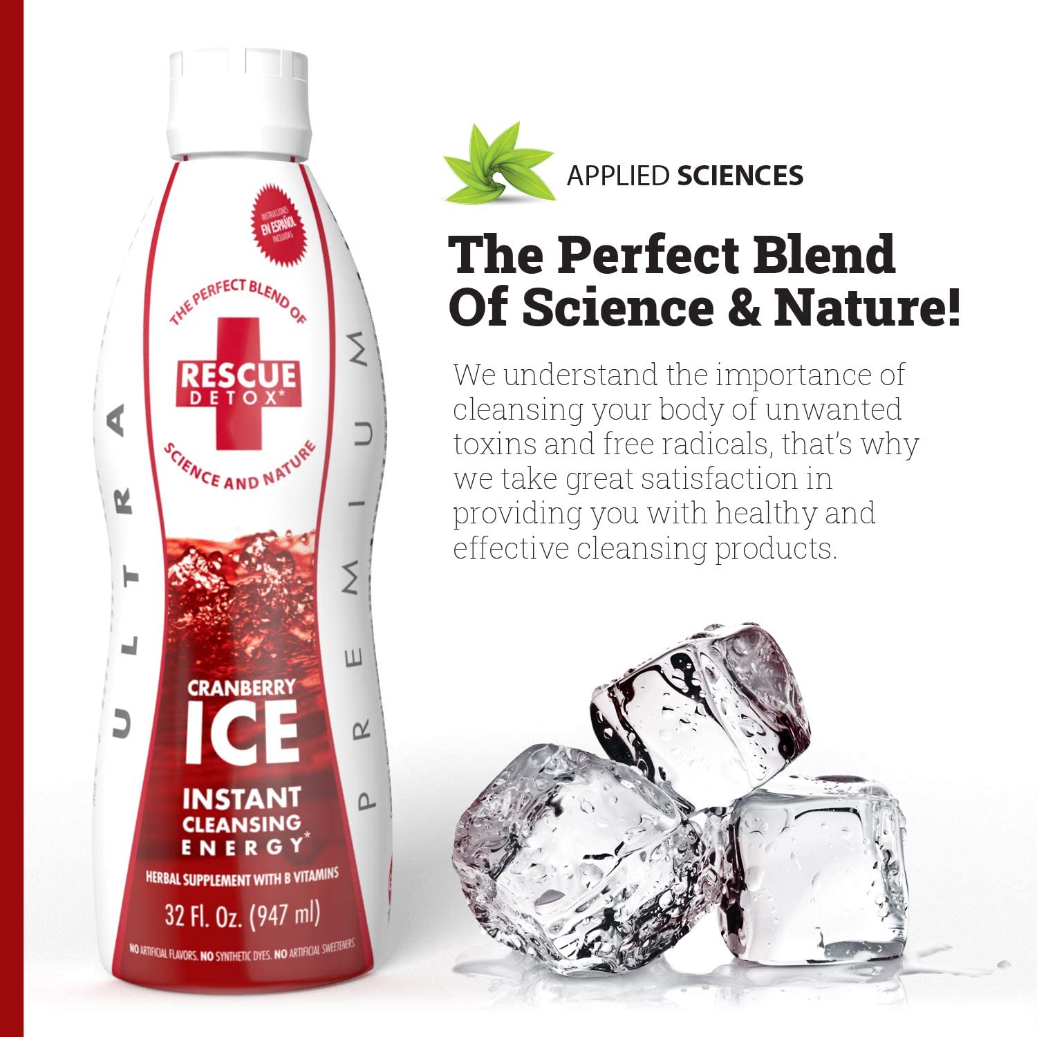 Rescue Ultra Premium Detox Ice 32 oz.