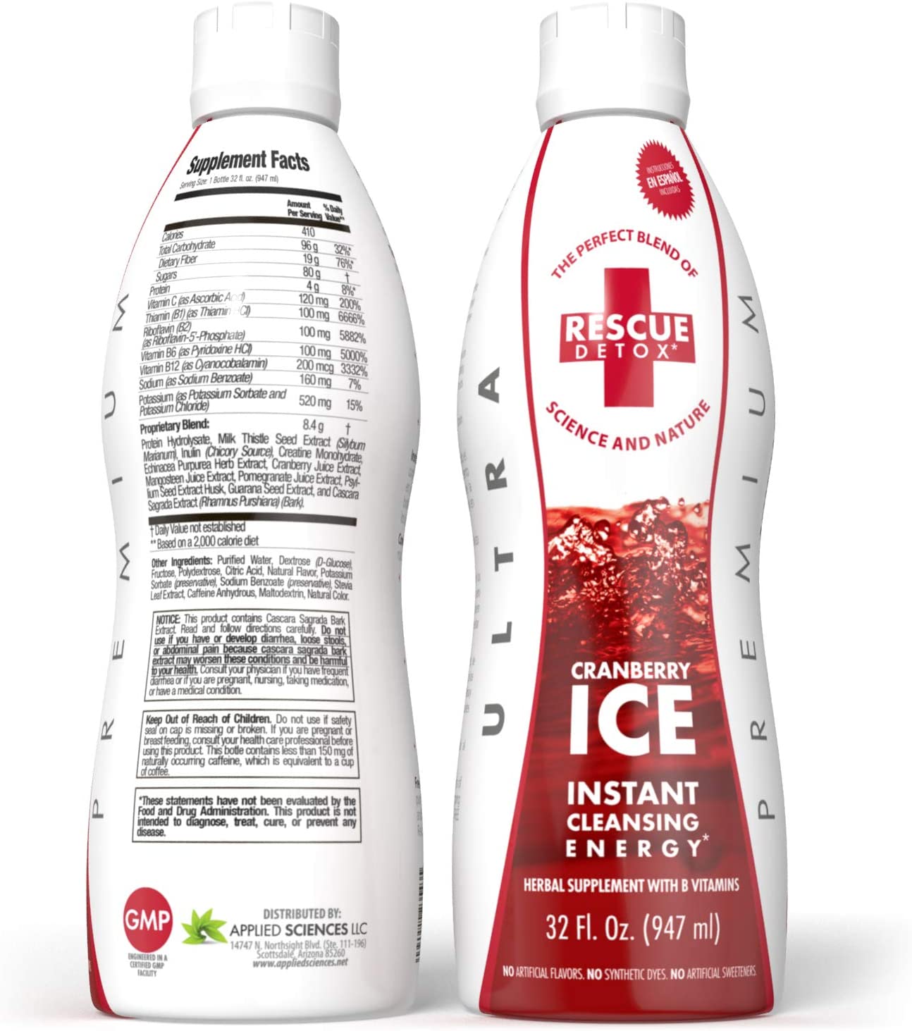 Rescue Ultra Premium Detox Ice 32 oz.