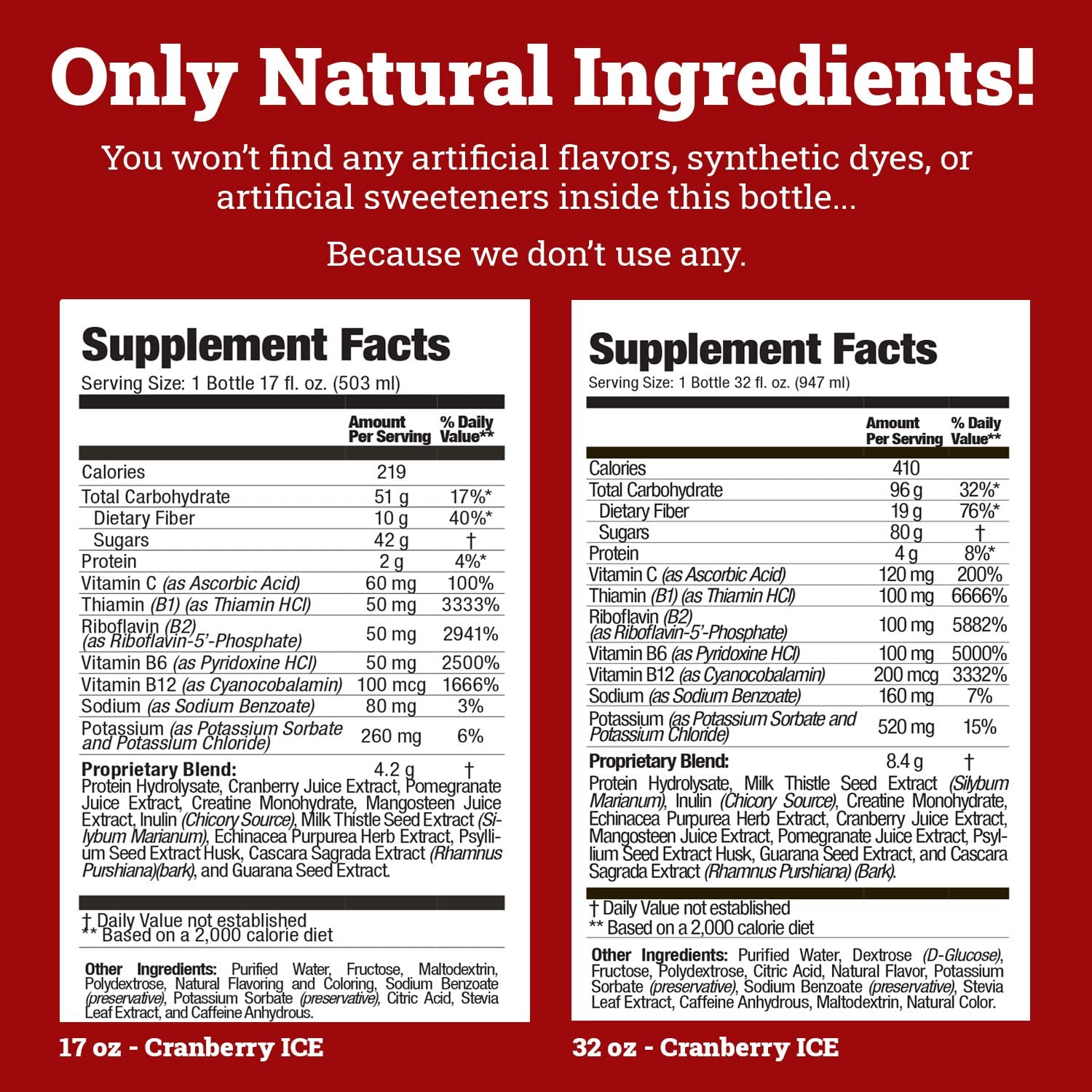 Rescue Ultra Premium Detox Ice 32 oz.