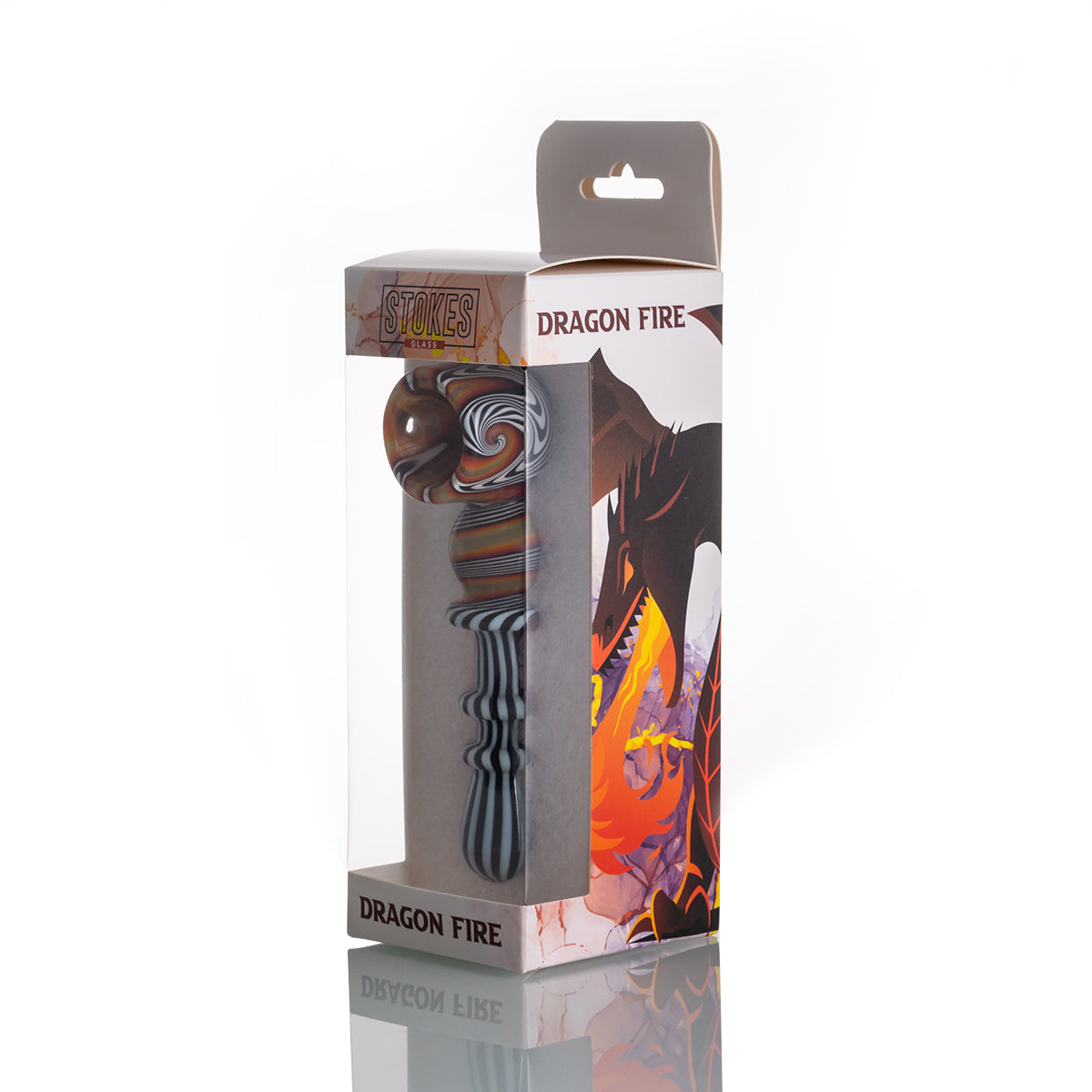 Stokes - Glass Bubbler - Dragon Fire