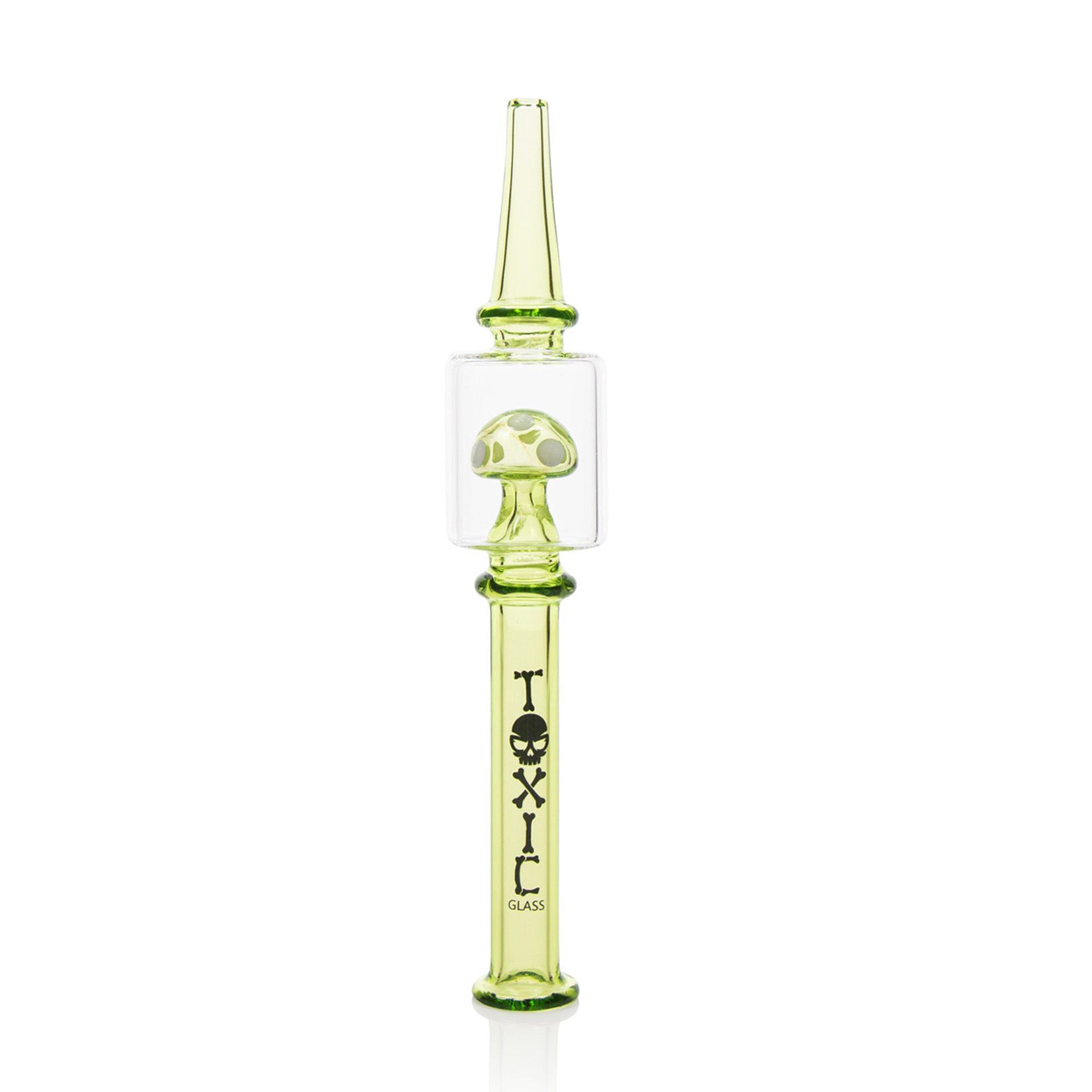 TXNC5 – Mini Toxic Mushroom Nectar Collector Straws by MK 100 Glass