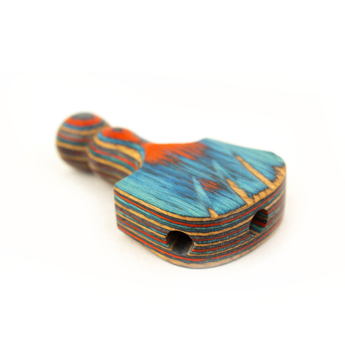 3 Way Triple Barrel Trident Wooden Joint Holder