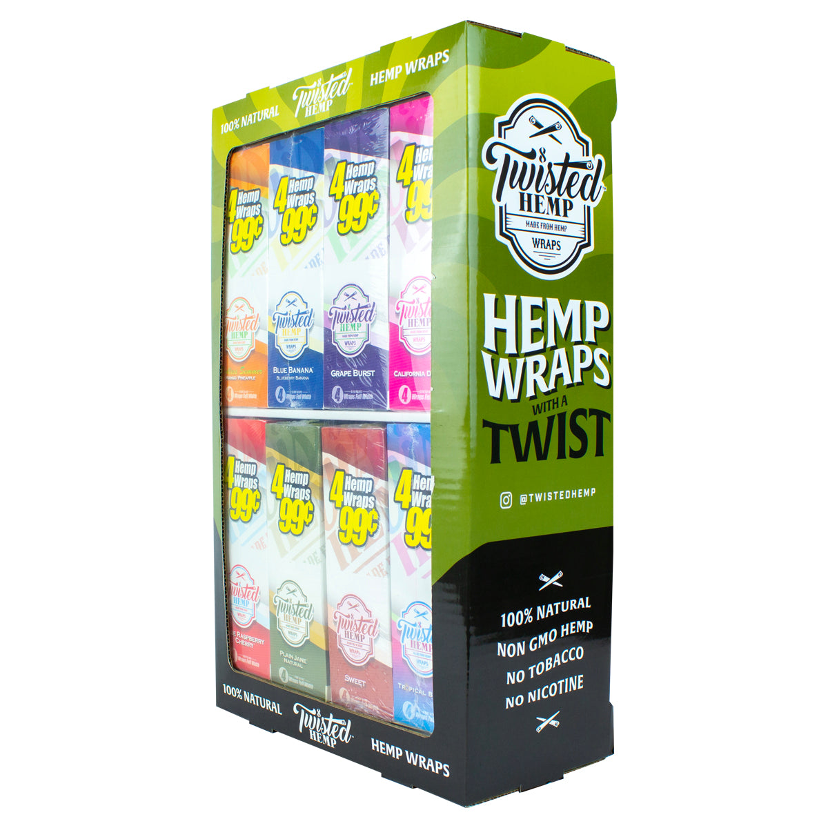 Twisted Hemp Wraps Wholesale