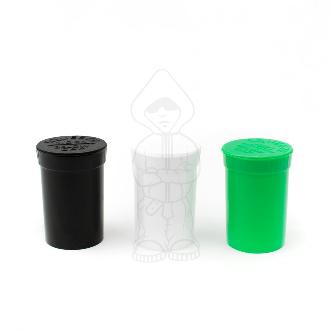 6 Dram Plastic Vials
