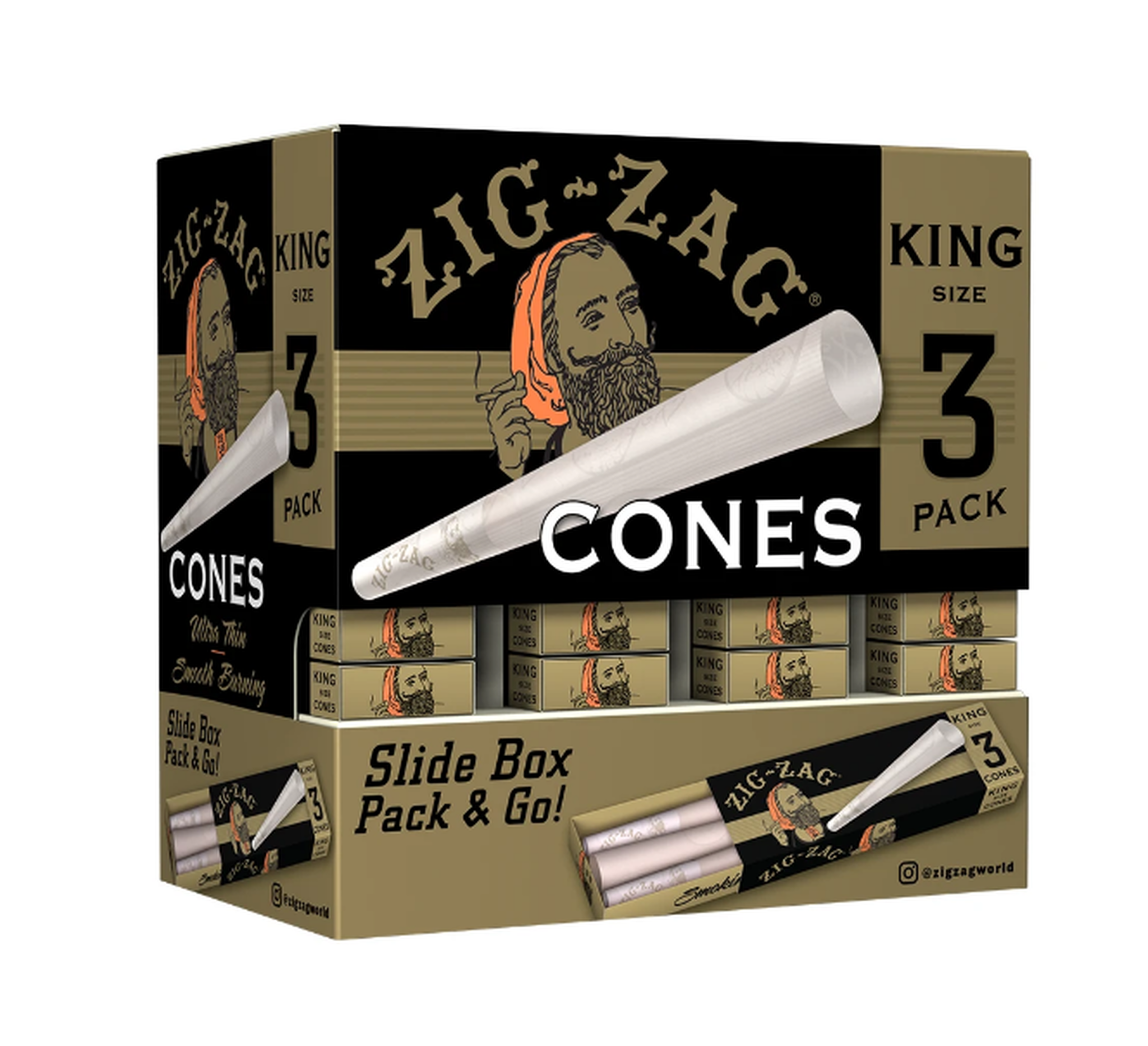 Zig-Zag Pre-Rolled Cones