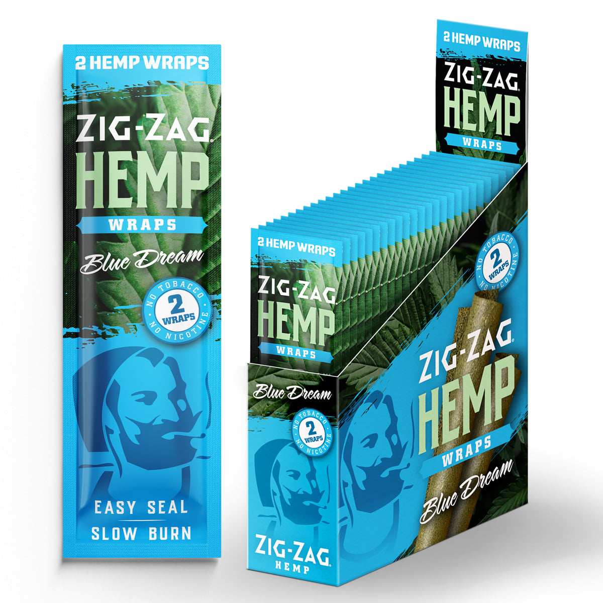 Zig Zag - Hemp Wraps - Blue Dream