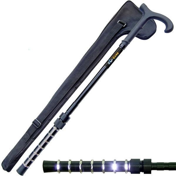 ZAP Covert Walking Cane Rechargeable LED Stun Gun