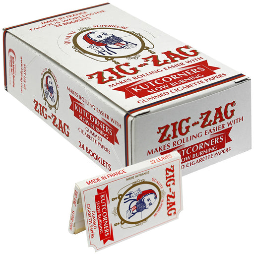 Zig-Zag Kutcorners Slow Burning Rolling Paper - Smoketokes
