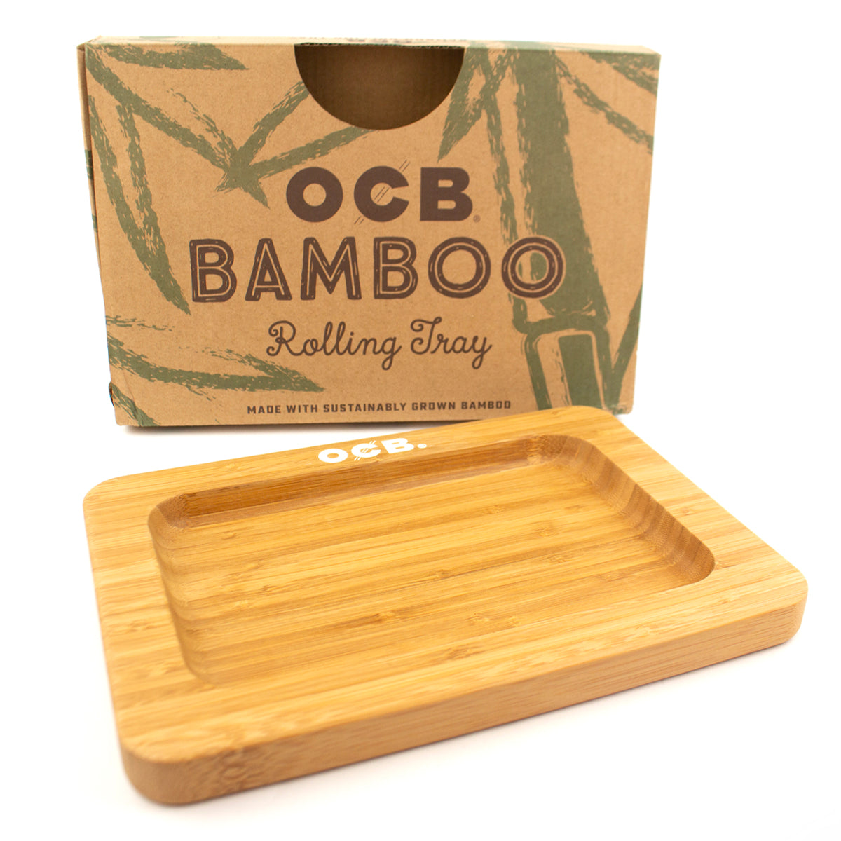 OCB Bamboo Rolling Tray