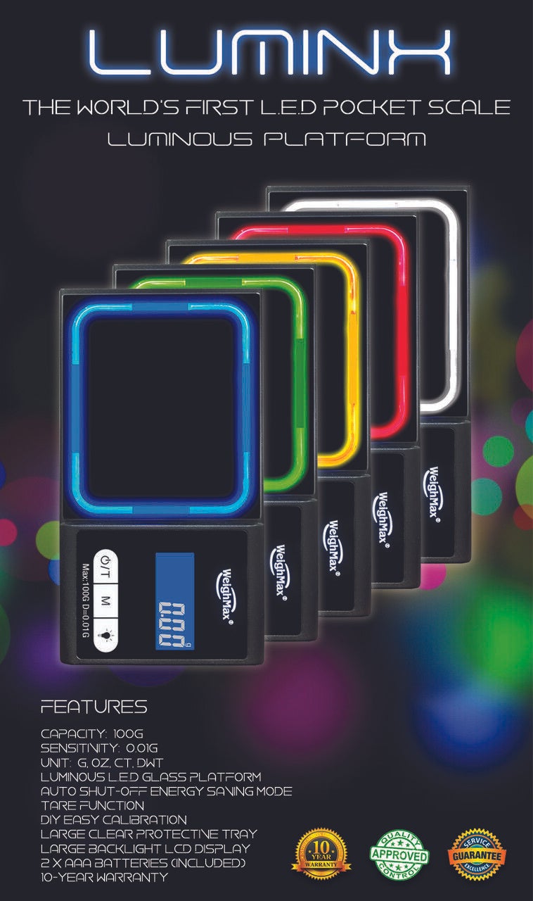 Weighmax LUMINX 100G/0.01G Pocket Scale