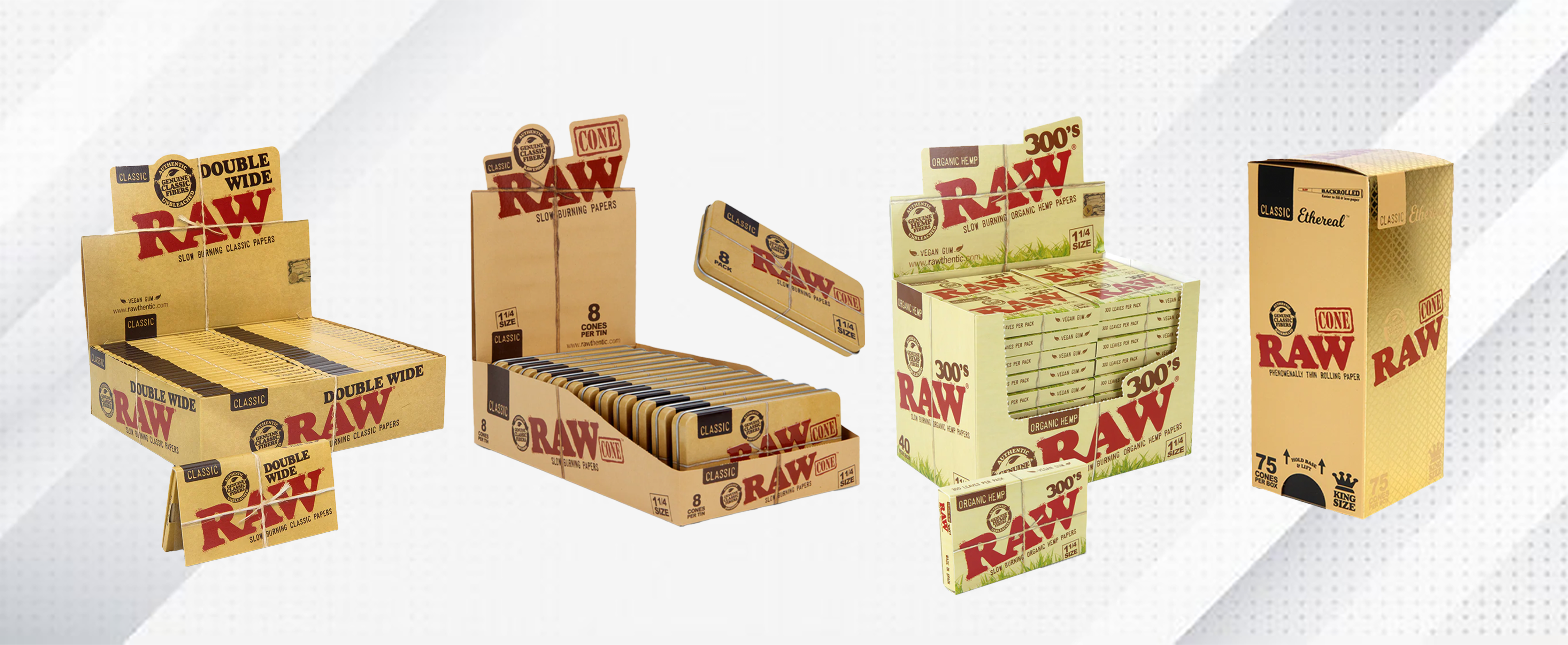 Find the Best RAW Papers and RAW Cones Wholesale Selection at Smoke Tokes