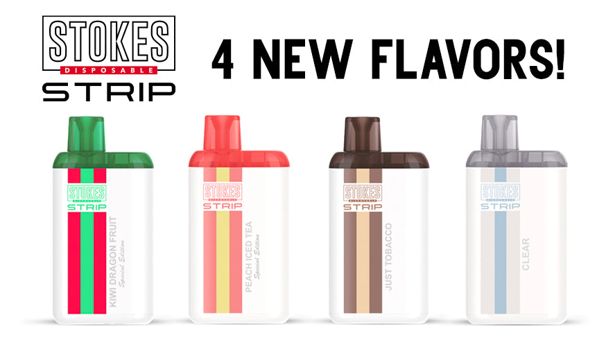 STOKES DISPOSABLE VAPES | 4 NEW FLAVORS!