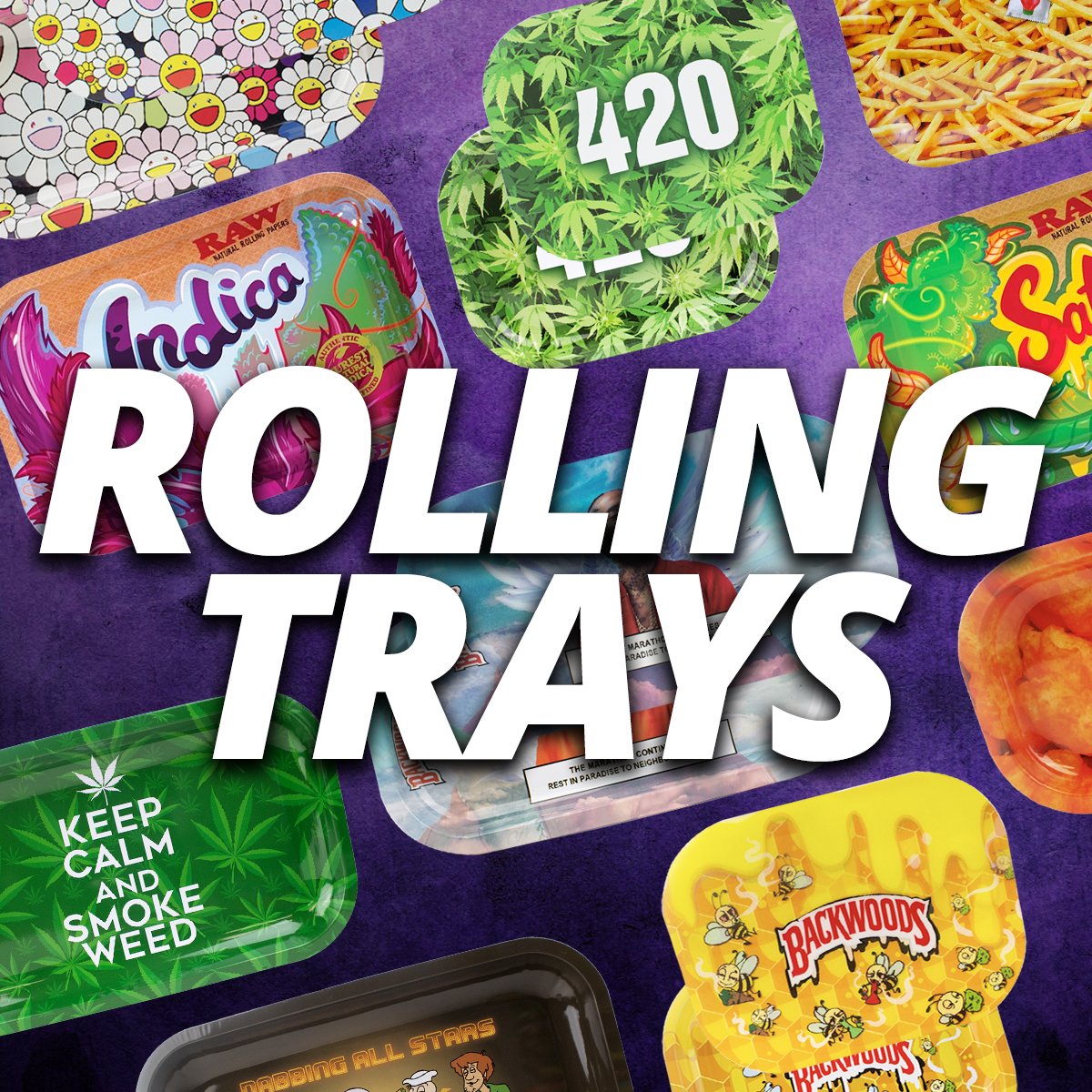 Wholesale rolling trays Whole Sale 